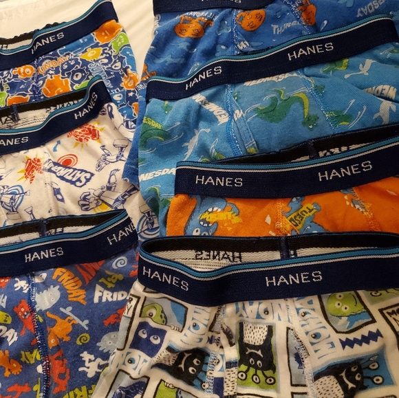 Hanes Accessories 7 Hanes Little Boys Size 4t Boxer Brief Underwar